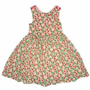 Mini Boden Strawberry Crossback Dress